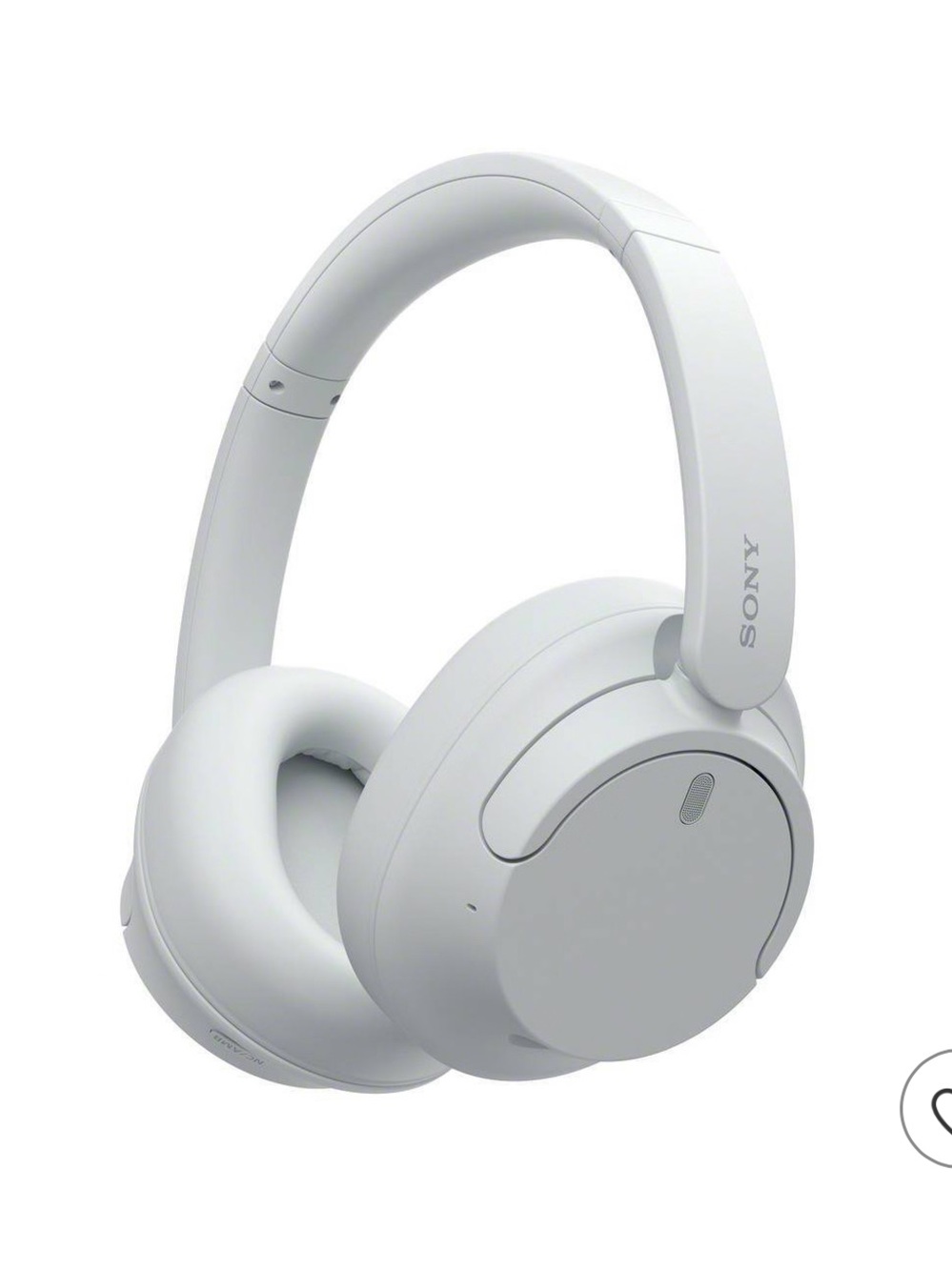 Sony WHCH720N Bluetooth Wireless Noise-Canceling Headphones - White